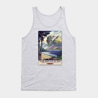 Cthulhu Railway Travel Poster Tank Top